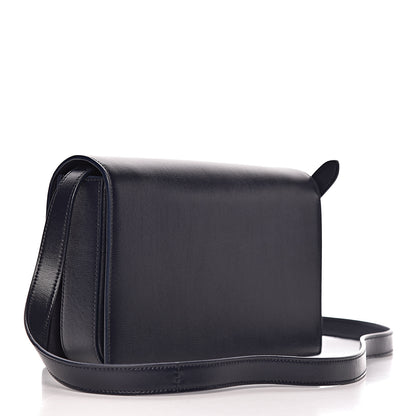 Saint Laurent Smooth Calfskin Suede Medium Bellechasse Navy 3 of 11