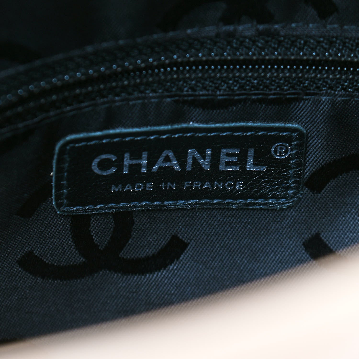 Chanel Calfskin Quilted Large Cambon Flap Beige Black 8 of 12