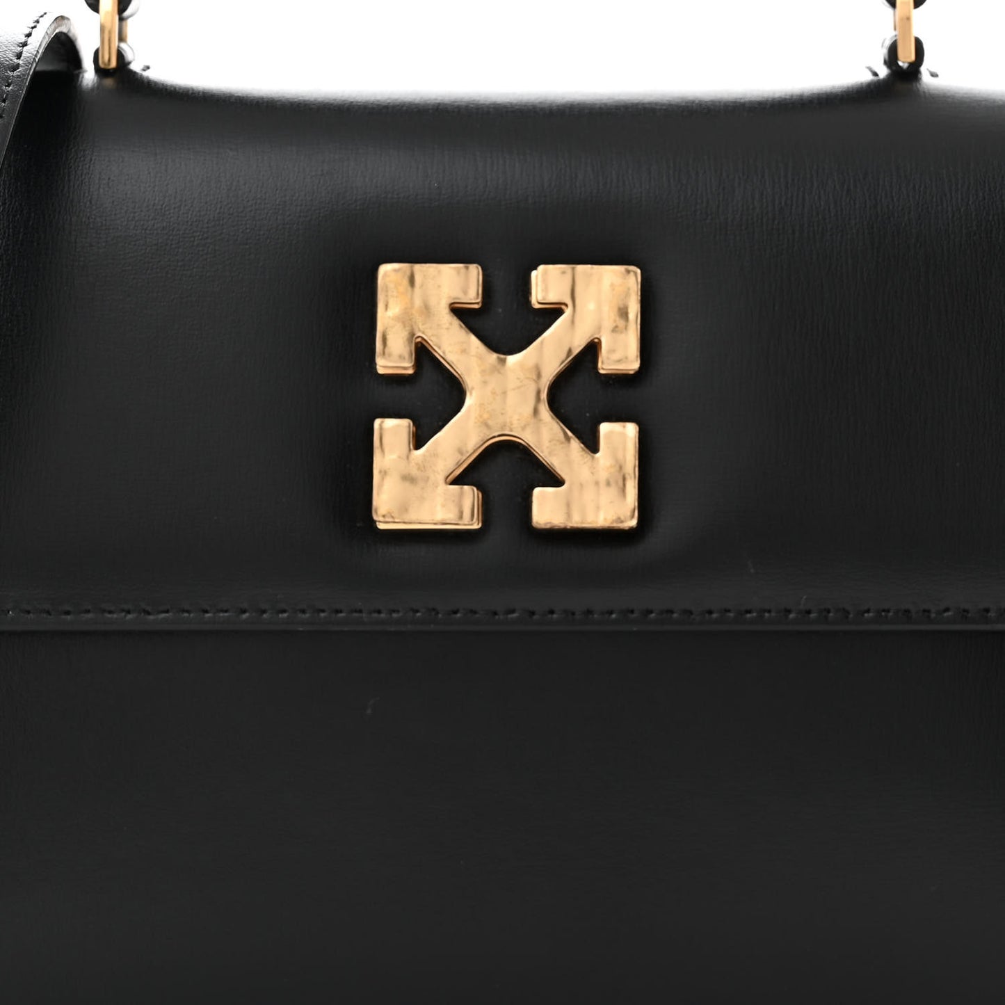 Calfskin Jitney 1.4 Top Handle Bag Black
