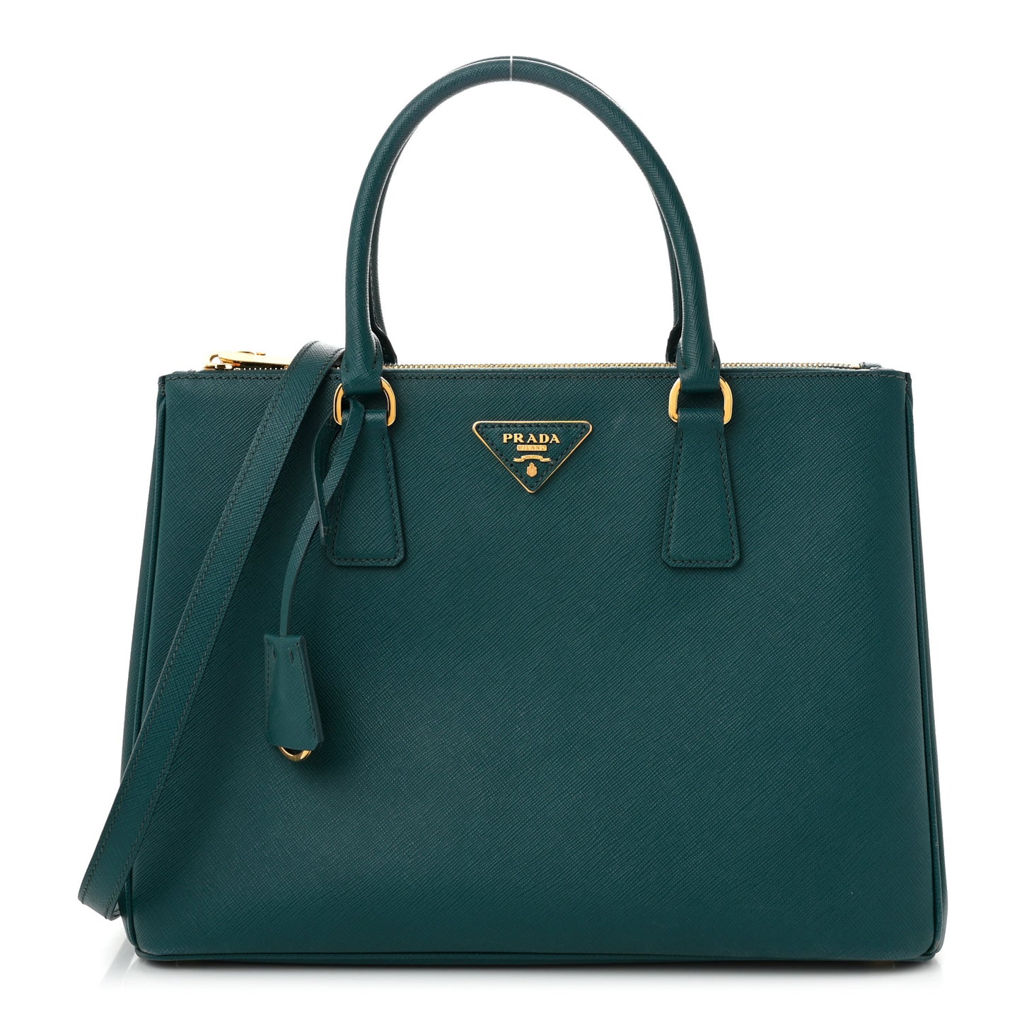 Saffiano Lux Large Galleria Double Zip Tote Ottanio