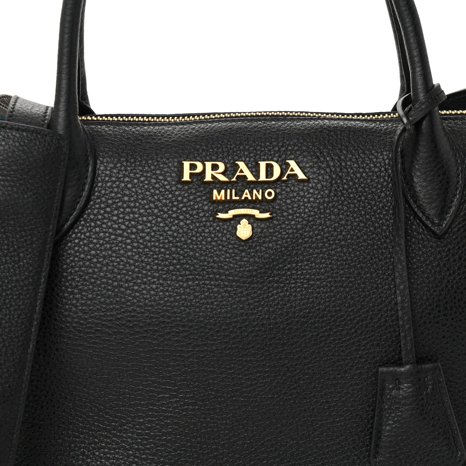 Prada Vitello Daino Bag Black 8 of 10