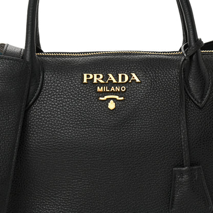 Prada Vitello Daino Bag Black 8 of 10