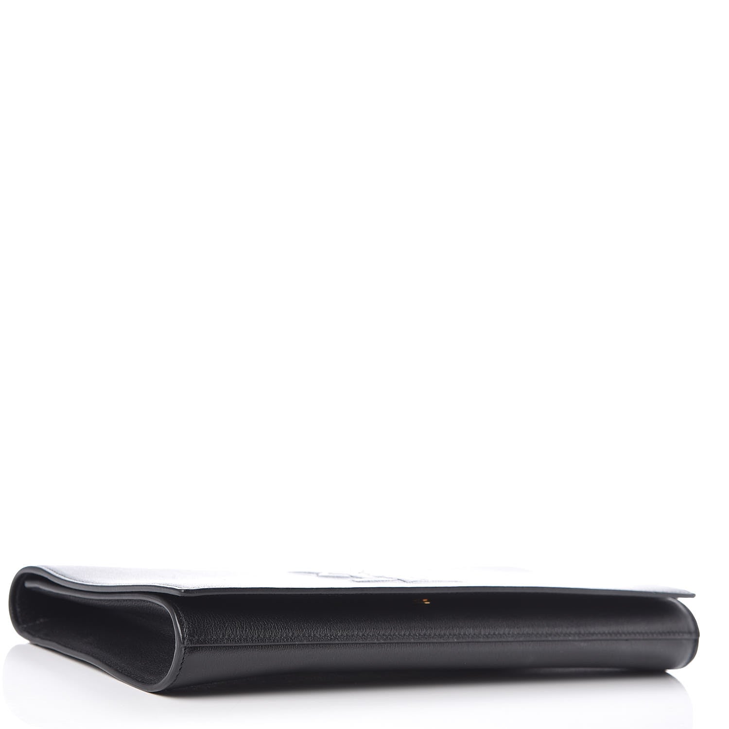 Saint Laurent Calfskin Monogram Large Belle De Jour Clutch Black 4 of 9