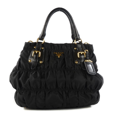 Prada Tessuto Nylon Gaufre Tote Nero Black 1 of 11