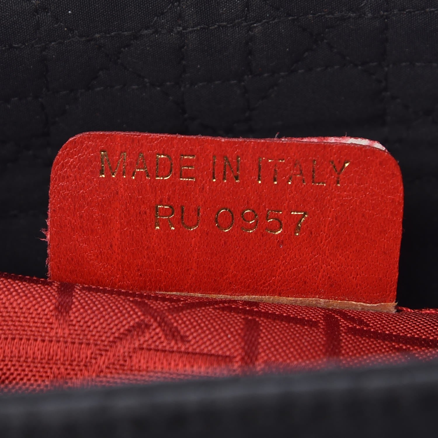 Christian Dior Nylon Cannage Large Lady Dior Black 7 of 11