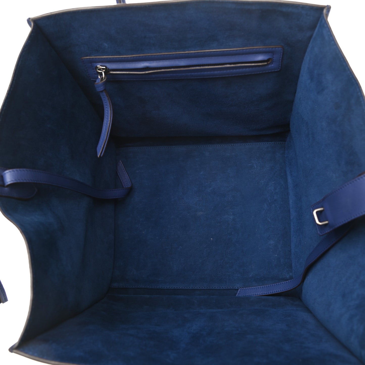 Supple Calfskin Medium Phantom Luggage Indigo