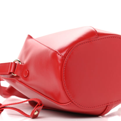 Chloe Smooth Calfskin Mini Tulip Bucket Bag Red 5 of 10