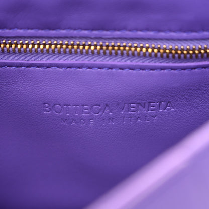 Bottega Veneta Lambskin Maxi Intrecciato Cassette Crossbody Bag Purple 6 of 11