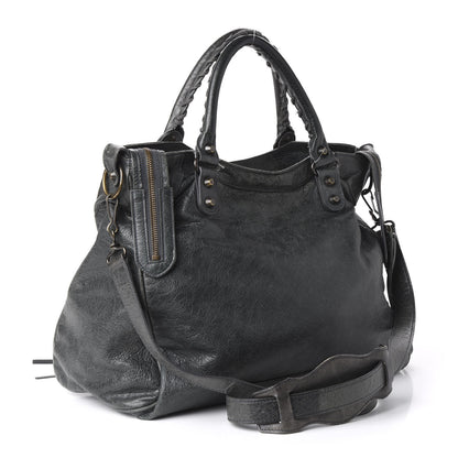 Balenciaga Agneau Classic Hardware Velo Anthracite 2 of 11