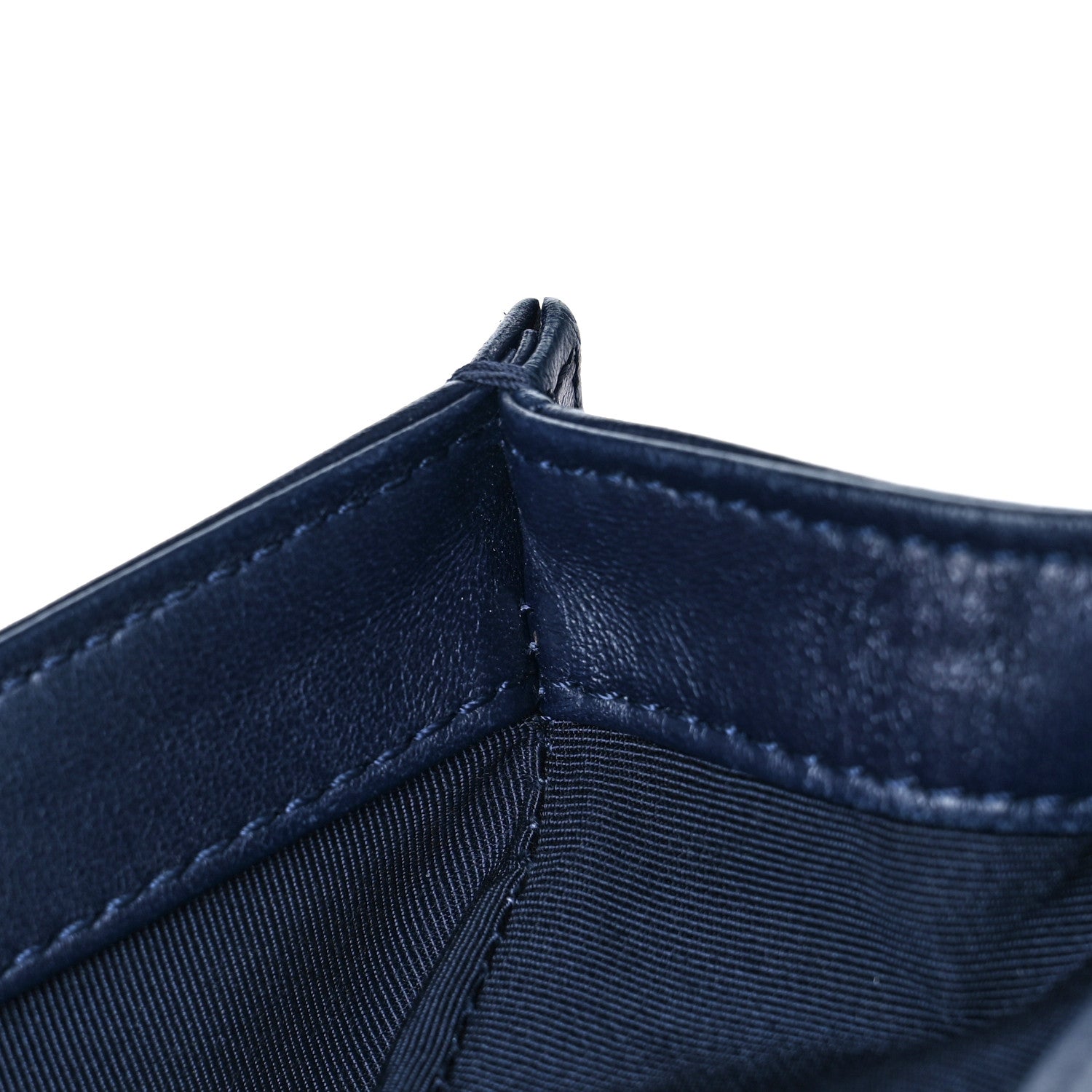 Chanel Lambskin Quilted New Medium Boy Flap Dark Navy Blue 12 of 16