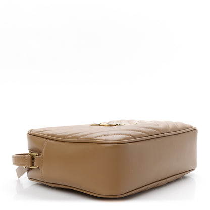 Saint Laurent Calfskin Matelasse Monogram Lou Camera Bag Cinnamon 4 of 10