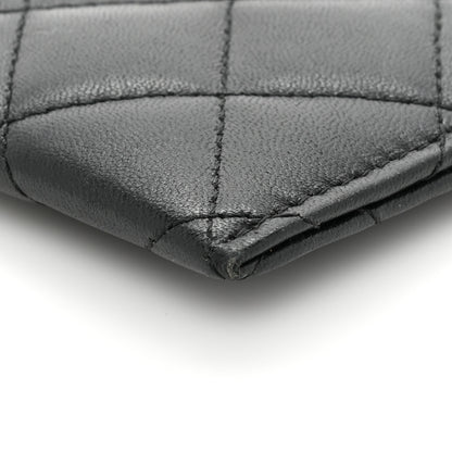 Chanel Lambskin Quilted Card Holder Black 9 of 12