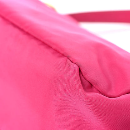 Prada Tessuto Nylon Pietre Jeweled Shoulder Bag Fuxia 9 of 14