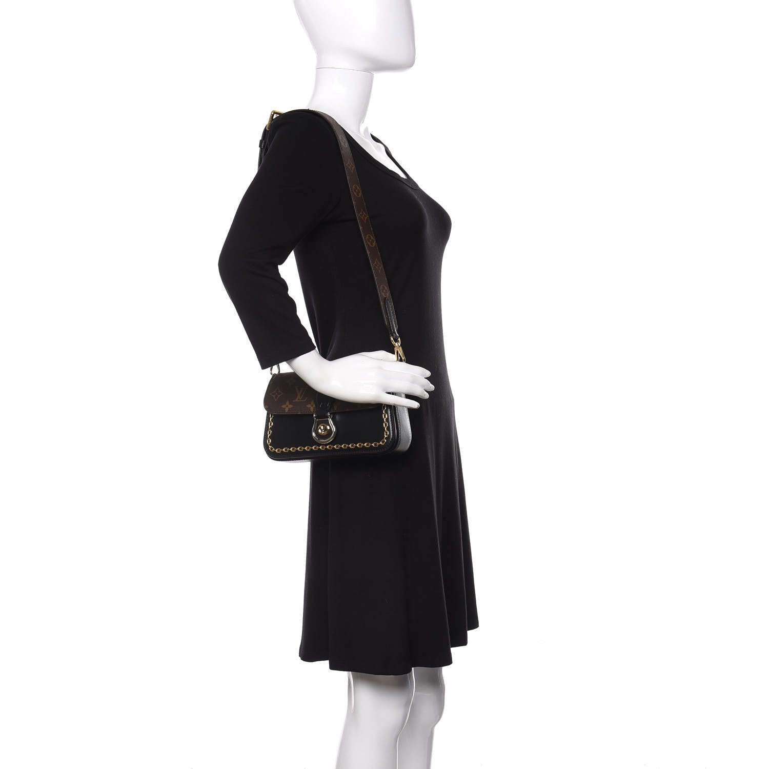 Louis Vuitton Monogram Neo Saint Cloud Black 2 of 10