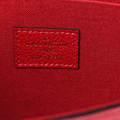 Louis Vuitton Empreinte Pochette Felicie Chain Wallet Scarlet 7 of 9