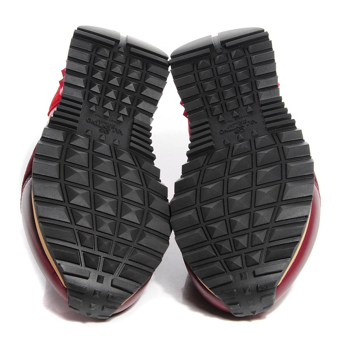 Nappa Suede Camouflage Womens Rockrunner Sneakers 39 Rubin Scarlet