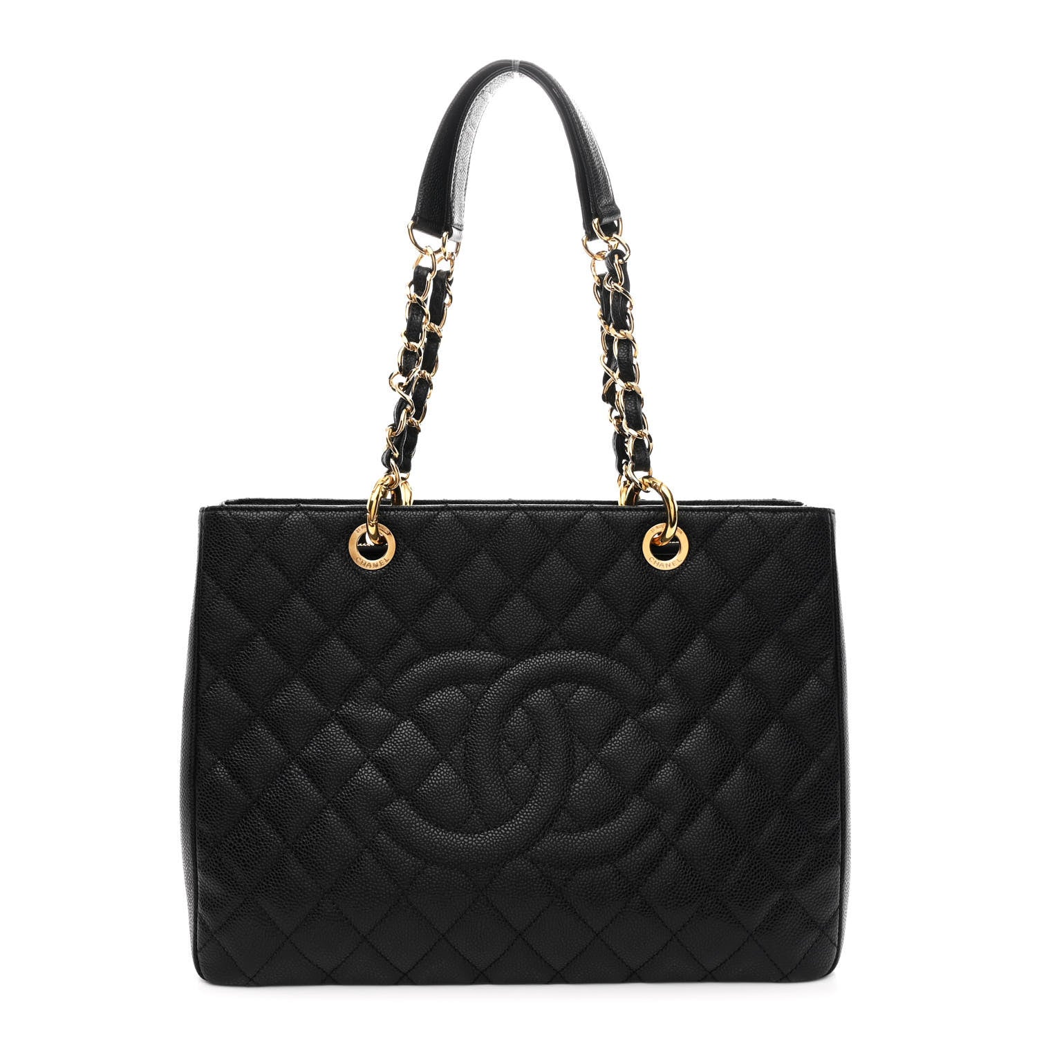 Chanel Caviar Quilted Grand Shopping Tote GST Black 1 of 11
