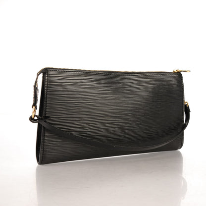 Louis Vuitton Epi Pochette 24 Black 3 of 7