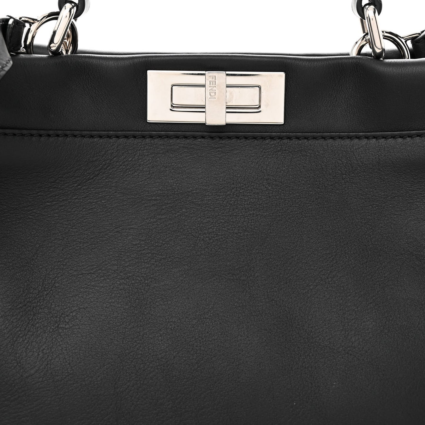 Vitello Seta Snakeskin Crocodile Monster Eyes Medium Peekaboo Iconic Satchel Black Girasole