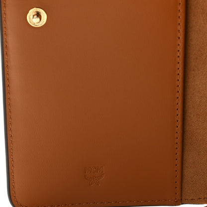 MCM Visetos Chain Wallet Crossbody Cognac 8 of 10