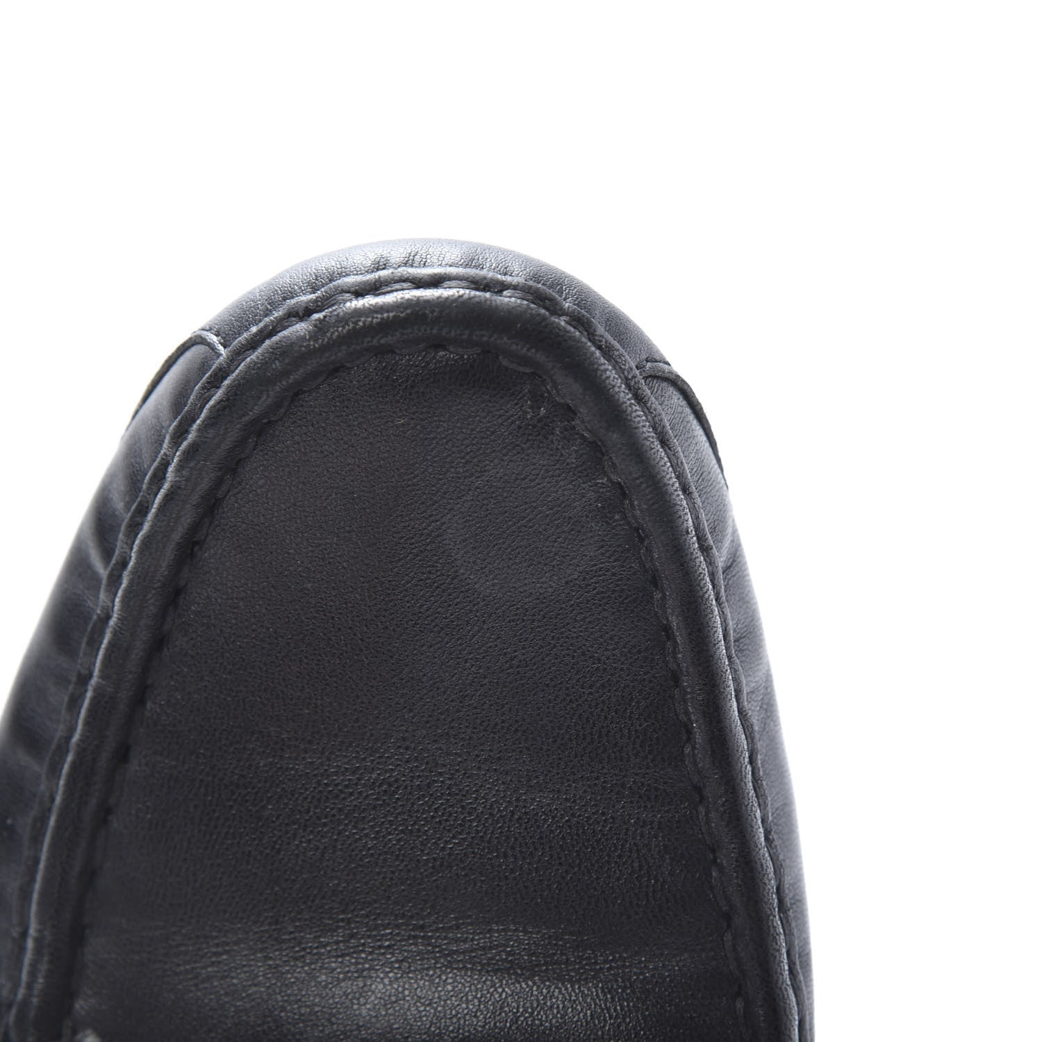 Gucci Calfskin Horsebit Web Bamboo Driving Loafers 39 Black 9 of 11