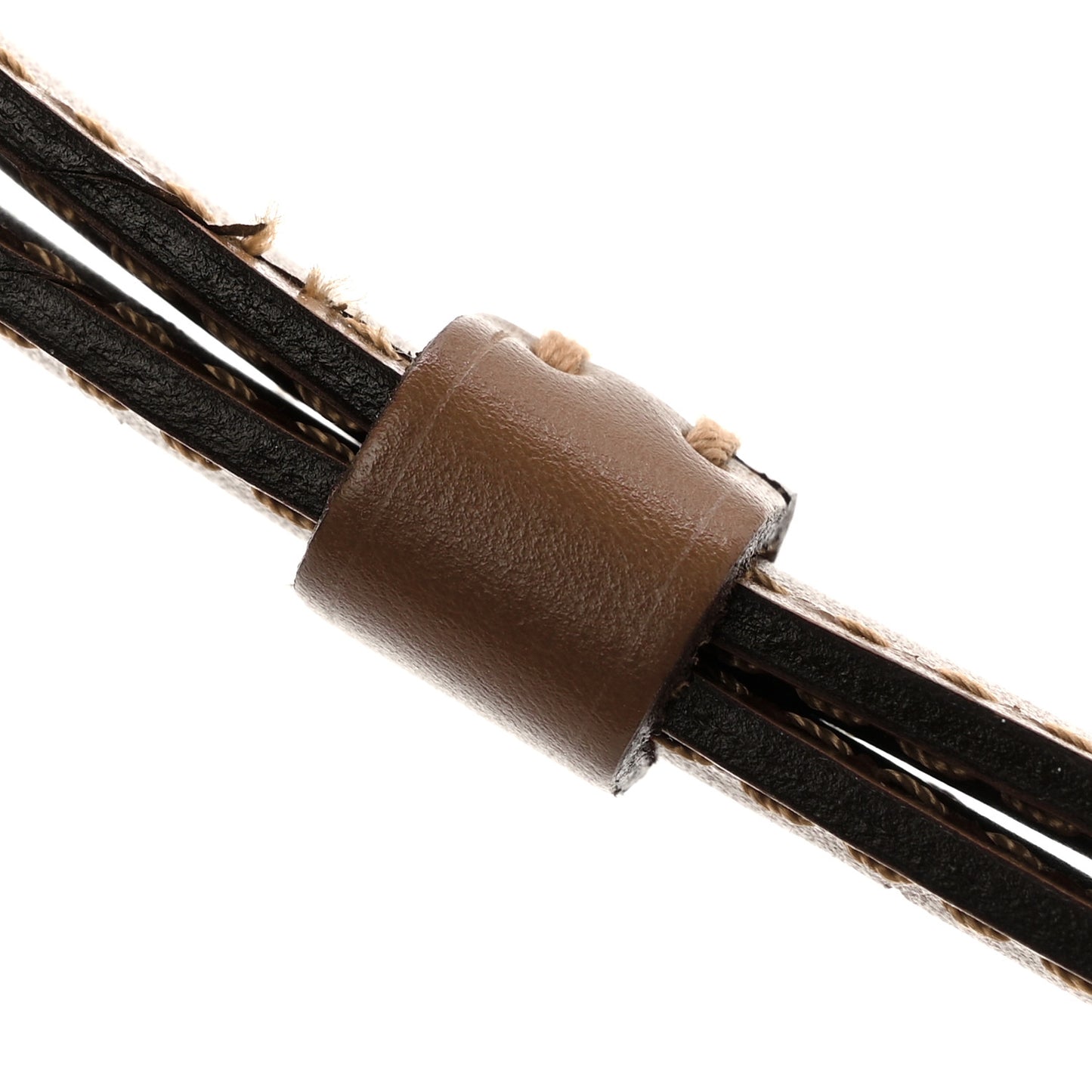 Calfskin 16mm Adjustable Shoulder Strap Brown Brown