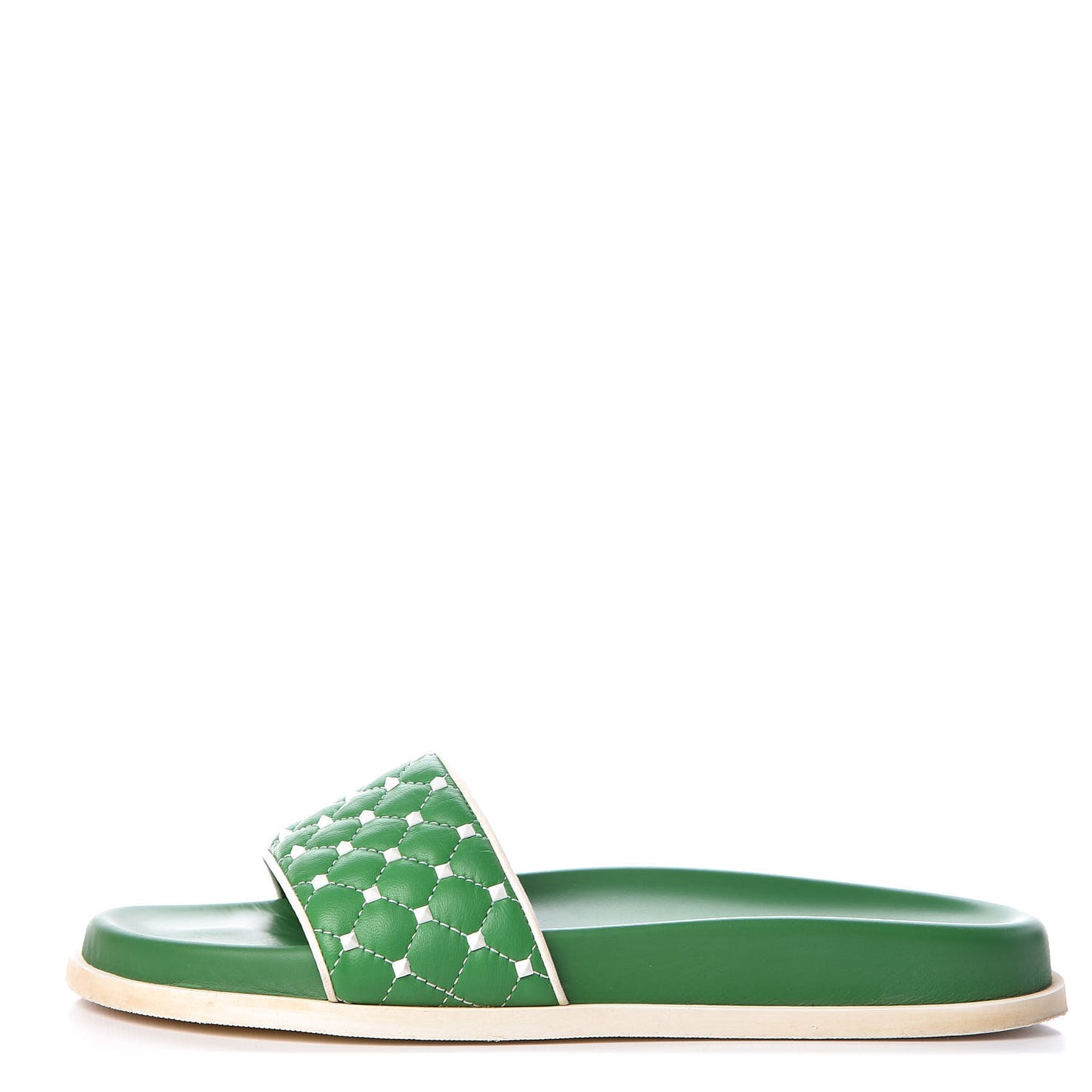 Nappa Free Rockstud Spike Pool Slide Sandals 39 Peppermint