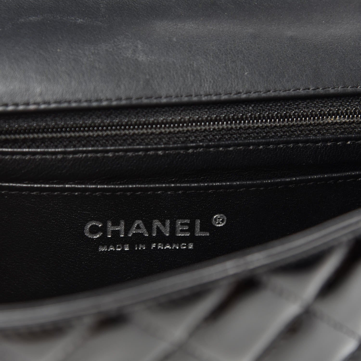 Chanel Patent Calfskin Quilted Mini Rectangular Flap Black 11 of 14