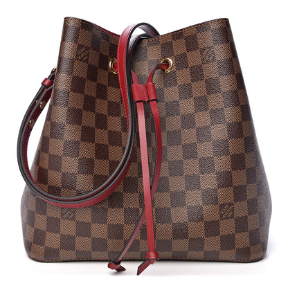 Louis Vuitton Damier Ebene Neonoe MM Cherry Berry 1 of 10