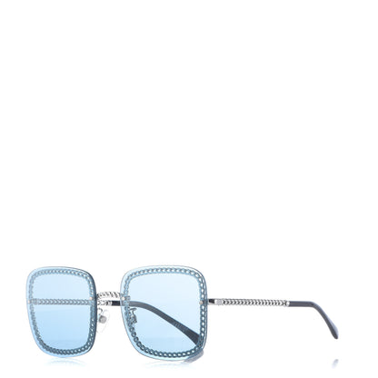 Chanel Chain Square Sunglasses 4244 Blue 2 of 8
