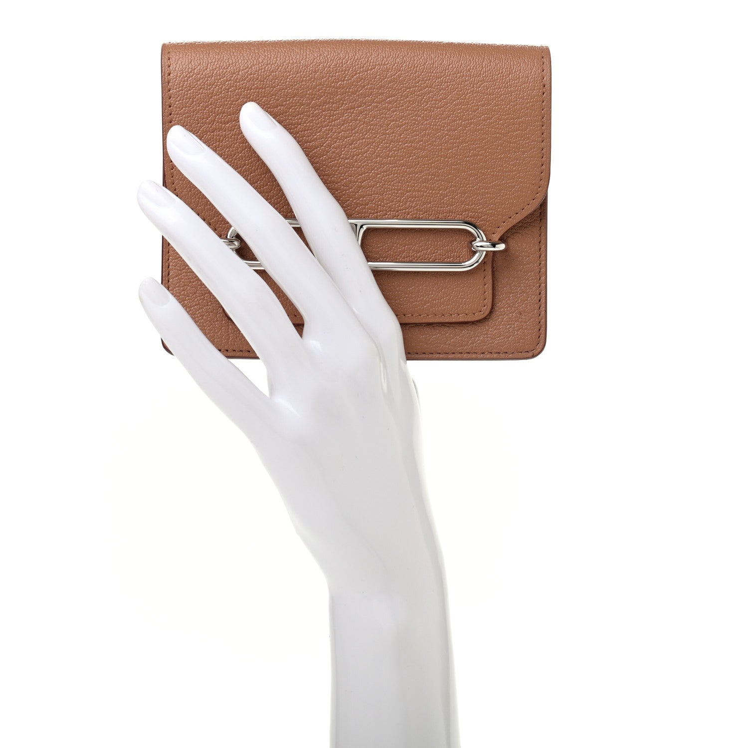 Hermes Chevre Mysore Roulis Slim Wallet Quebracho 2 of 10