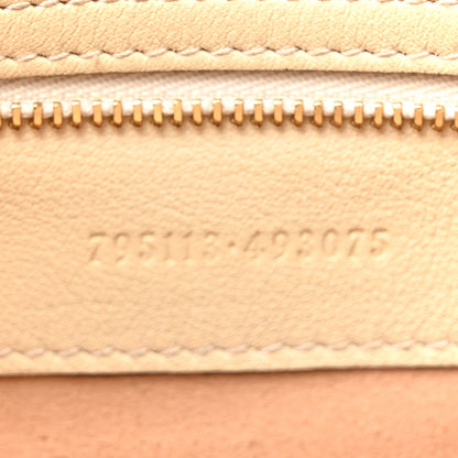 Gucci GG Supreme Monogram Moon Calfskin Medium Padlock Shoulder Bag Beige Ebony Mystic White 7 of 13
