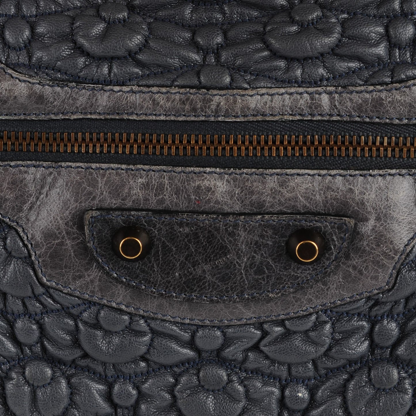 Smocked Agneau Classic Hardware City Anthracite