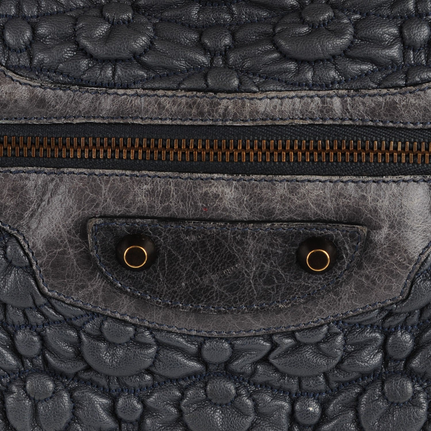 Balenciaga Smocked Agneau Classic Hardware City Anthracite 13 of 17