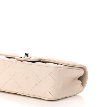 Chanel Caviar Quilted Mini Rectangular Flap Light Beige 9 of 11