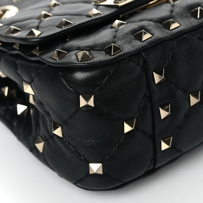 Valentino Garavani Nappa Micro Rockstud Spike Shoulder Bag Black 7 of 8