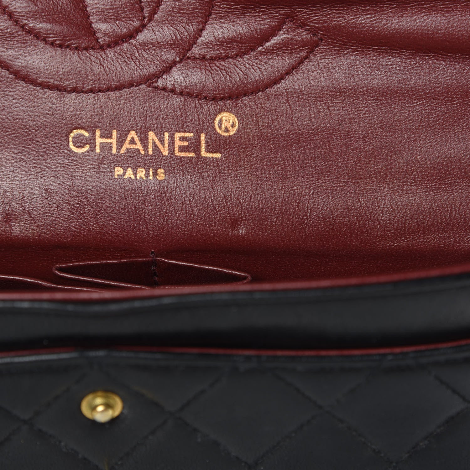 Chanel Lambskin Quilted Small Double Flap Black 12 of 19