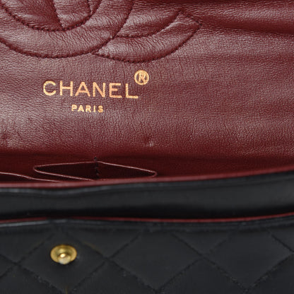 Chanel Lambskin Quilted Small Double Flap Black 12 of 19