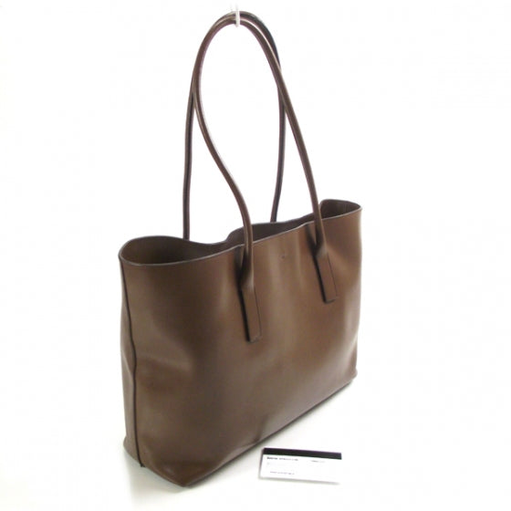 Prada Leather Tote Brown 3 of 11