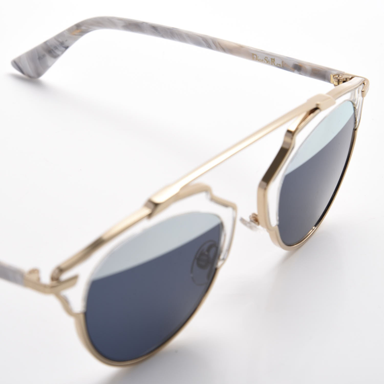 Christian Dior Mirrored So Real Sunglasses Gold 6 of 7