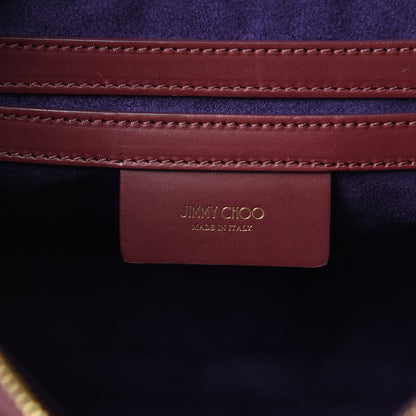 Jimmy Choo Nappa Artie Hobo Vino 7 of 10