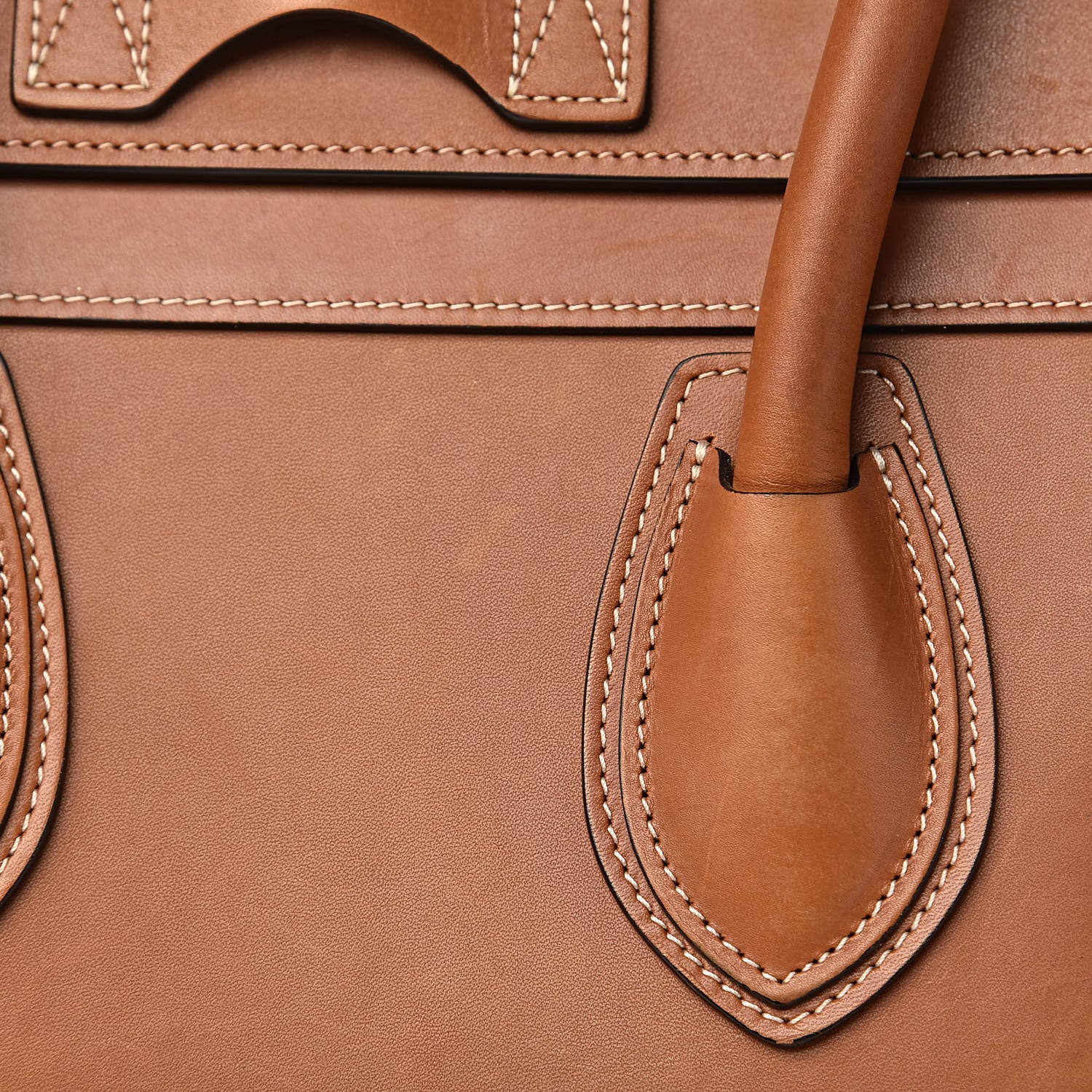 Celine Natural Calfskin Mini Luggage Tan 8 of 23