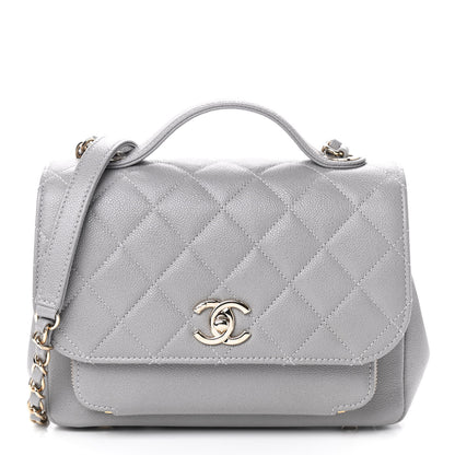 Chanel Caviar Quilted Medium Business Affinity Flap Grey 1 of 9