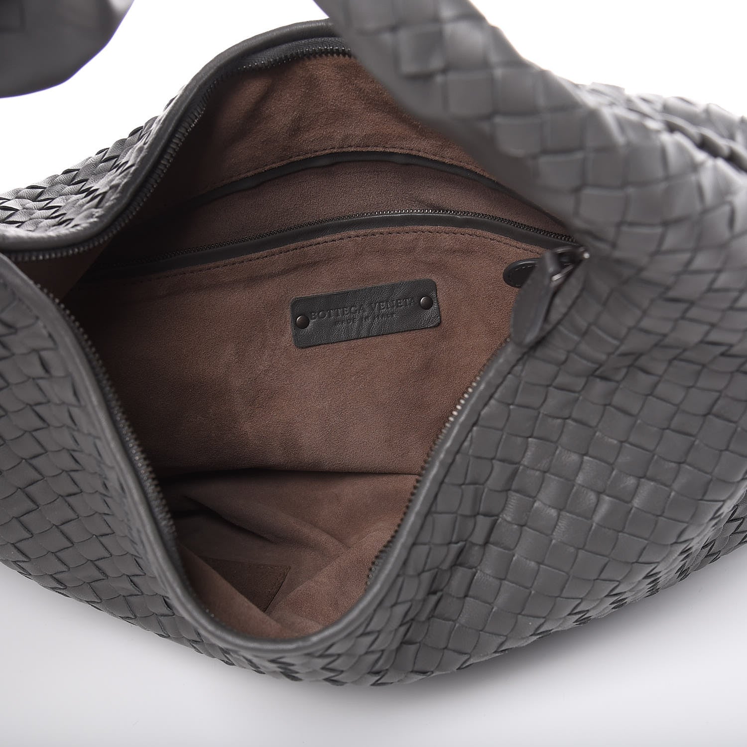 Bottega Veneta Nappa Intrecciato Medium Veneta Hobo Grey 5 of 8
