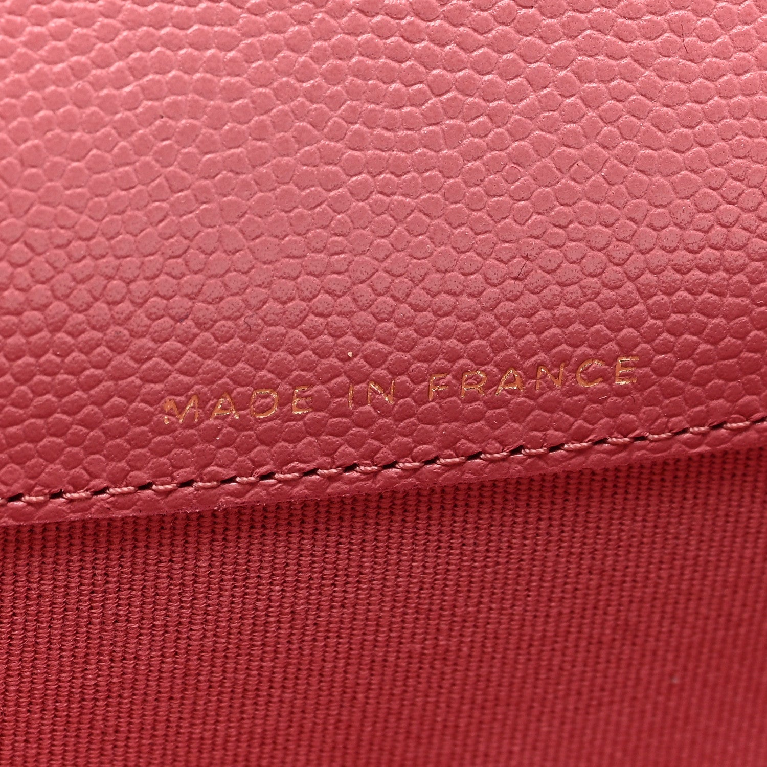 Chanel Caviar Quilted Flap Card Holder Wallet Dark Pink 7 of 8
