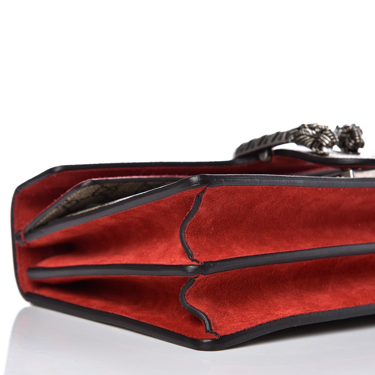 Gucci GG Supreme Monogram Small Dionysus Shoulder Bag Red 8 of 11