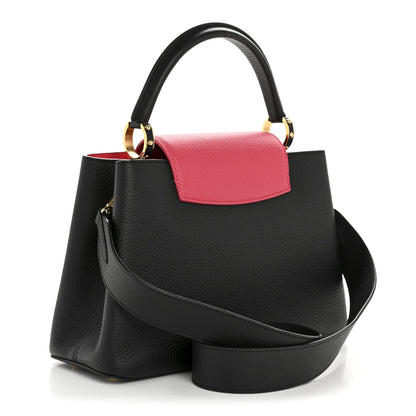 Louis Vuitton Taurillon Capucines PM Black Rose Berlingot 3 of 12