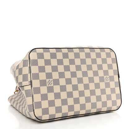 Louis Vuitton Damier Azur Neonoe MM Eau De Rose 4 of 10