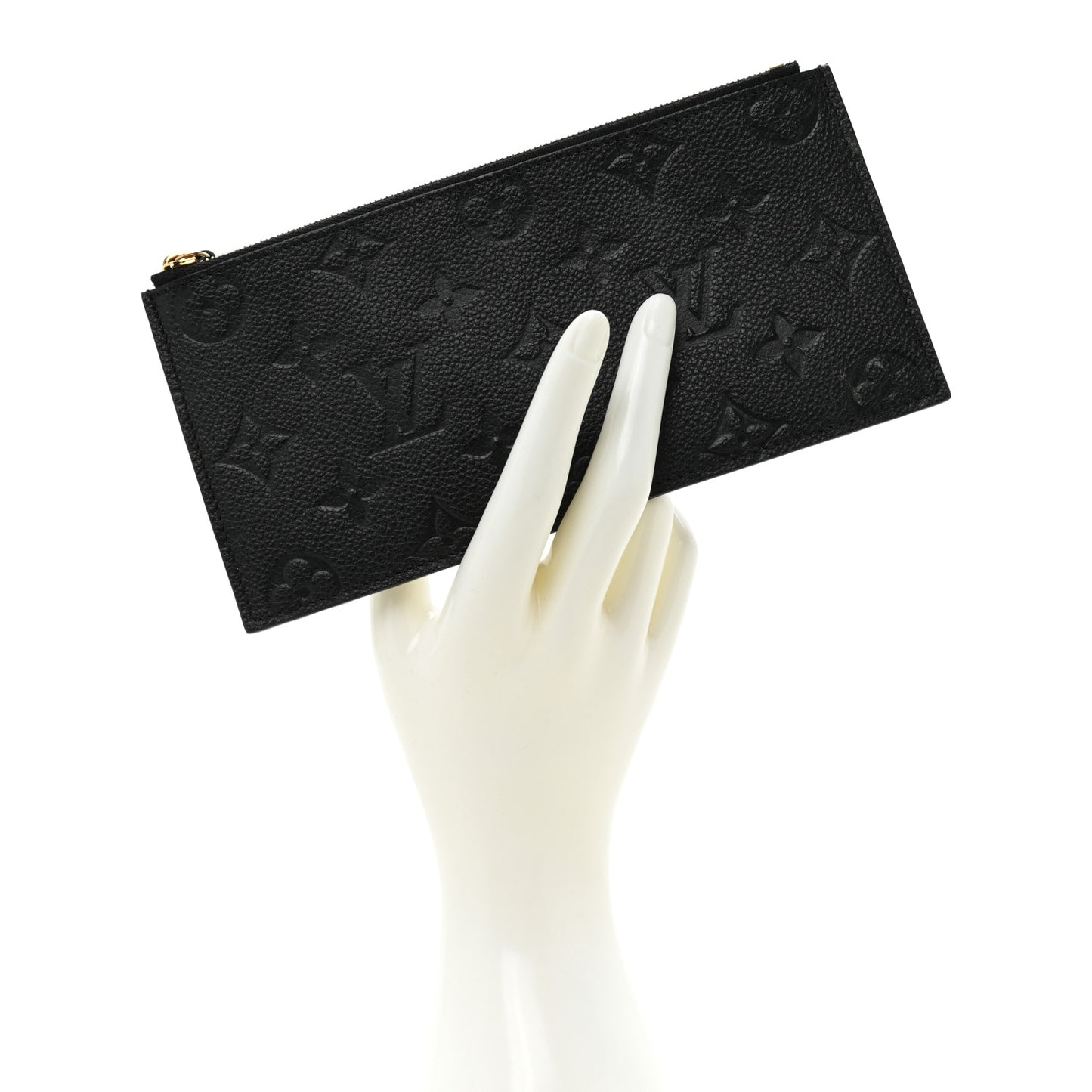 Empreinte Felicie Chain Wallet Zippered Insert Black