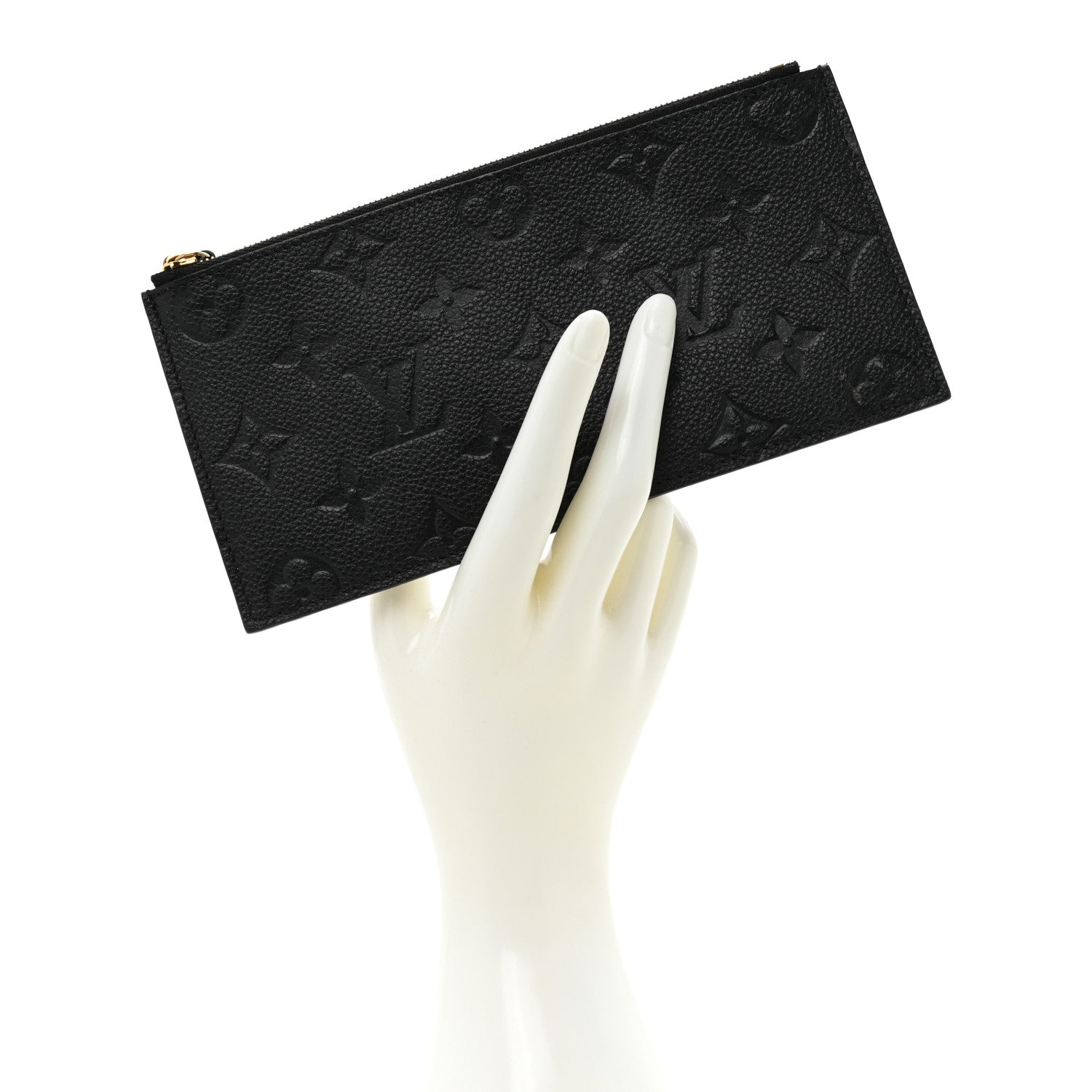 Louis Vuitton Empreinte Felicie Chain Wallet Zippered Insert Black 2 of 10
